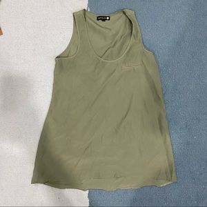 Moss Green Sleeveless Top